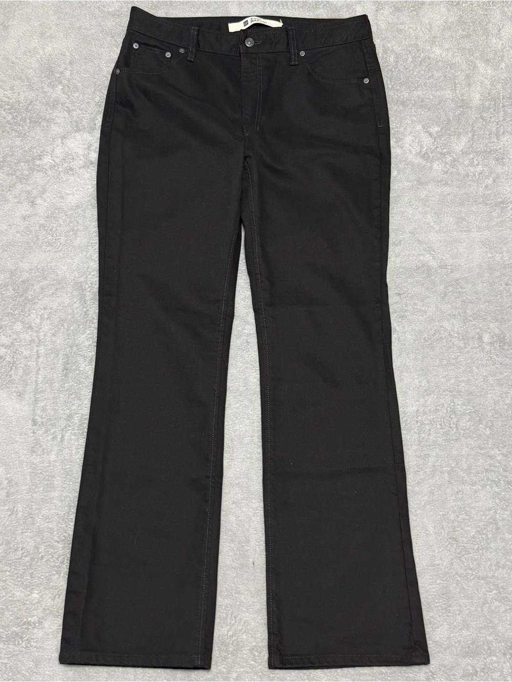 VTG Y2K Gap Original Boot Cut Black Jeans Womens 12 Long Stretch Western Cowgirl